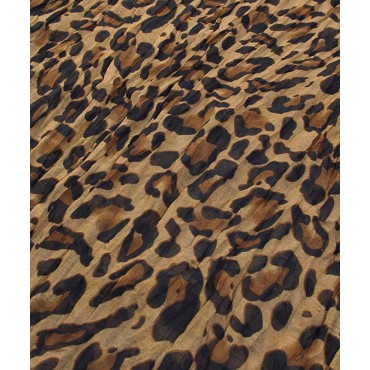 Scarfand's Classic Leopard Print Infinity Scarf - BQFT09G1D
