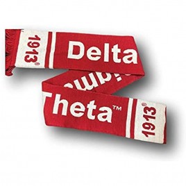 Delta Sigma Theta Winter Knit Scarf - BNMMQRVW5