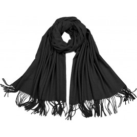 Winter Large Scarf Cashmere Feel Cashmere Checked Shawl Wraps with Tassel Soft Warm Blanket Scarves for Women Men - B9WN6GNPX