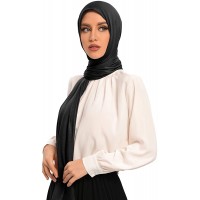 Hybeeh Hijab Scarfs for Women Premium Jersey Hijab Hijab for Women Muslim Cotton Hijab - BUTEUKK1M
