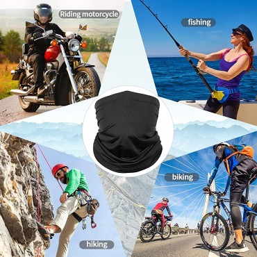 Achiou Neck Gaiter Face Mask Scarf Dust Sun Protection Cool Lightweight Windproof Breathable Fishing Hiking Running Cycling - B0ODTCRW4