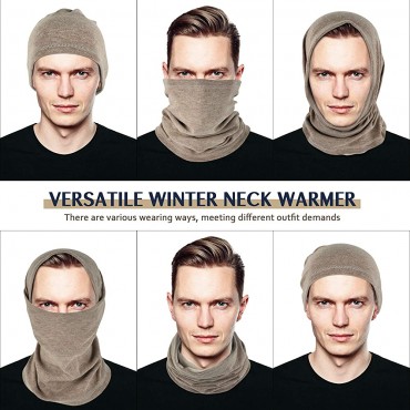 EXski Winter Neck Gaiter Warmer Soft Fleece Face Mask Scarf for Cold Weather Skiing Cycling Outdoor Sports 1 Pack - BPYFFIAL0