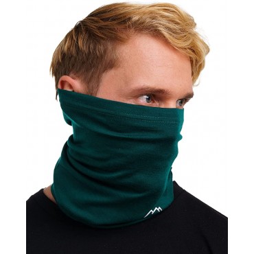 Merino.tech Merino Wool Neck Gaiter Face Mask Neck Warmer for Men & Women - BW942IJOM