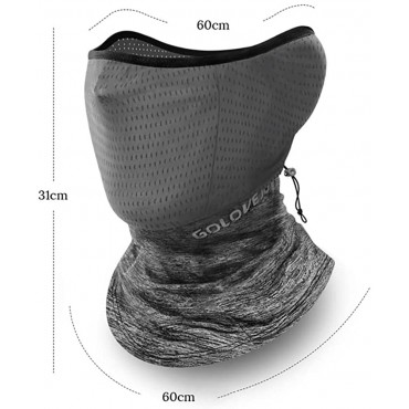 Neck Gaiter Face Mask Cover Scarf Breathable Sun&Wind-proof for Fishing Hiking Cycling Running - BC9LC7TQ3