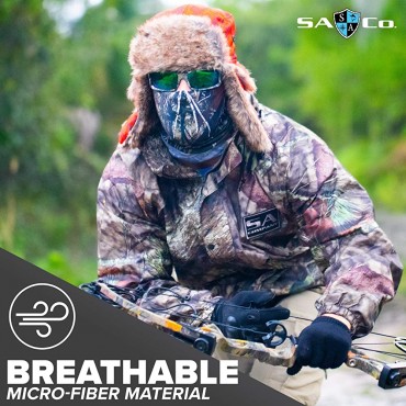 SA Company Neck Gaiter 5-Pack Sun Protection Face Shield Multi Use Bandanas Patriotic American Camo Design Face Mask Reusable - BEKAVNGKY