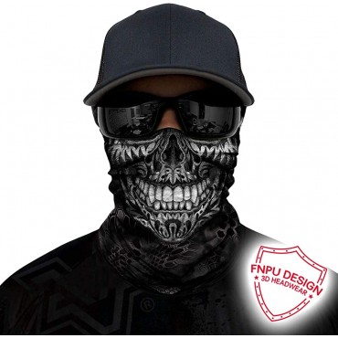 Seamless Neck Gaiter Shield Scarf Bandana Face Mask Seamless UV Protection for Motorcycle Cycling Riding Running Headbands - B9ESQHLLH
