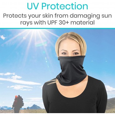Vive Neck Gaiter Face UV Sun Protection For Fishing Outdoor Work Sports Snowboarding Hunting Cooling Breathable - BZKWXRCHE