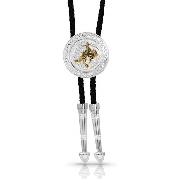 Montana Silversmiths Women's Art Of The Cowgirl Bolo Tie Silver One Size - BX898E2VO