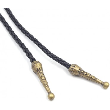 We-buys Vintage Star Bolo Tie Hollow Bola Necktie Party Leather Necklace 1 PC - B8Q3JCOAW