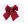 AKOAK Adjustable Pre-tied Bow Tie Solid Color Bowties for Women ties,Wine Red - BNWDKLBTD