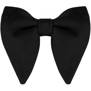Allegra K Solid Pre-tied Bow Ties for Women Men Formal Party Prom Bowties Velvet - BQQWH8DMI