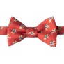 Men's 100% Silk Red Equestrian Win Place Show Horse Racing Self Tie Bowtie Bow Tie - BAM41AEVZ