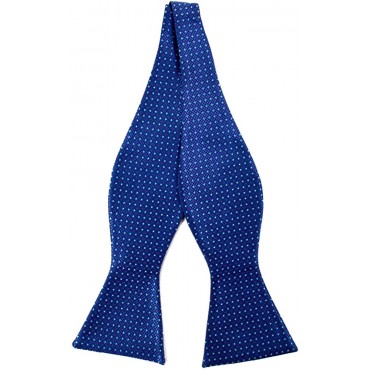 Men's Micro Dotted Silk Woven Freestyle Bow Tie - BYPBVBV33