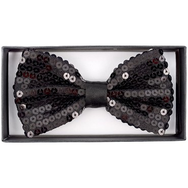 Men's Sparkle Sequin Banded Bow Ties - B30GVDNLF