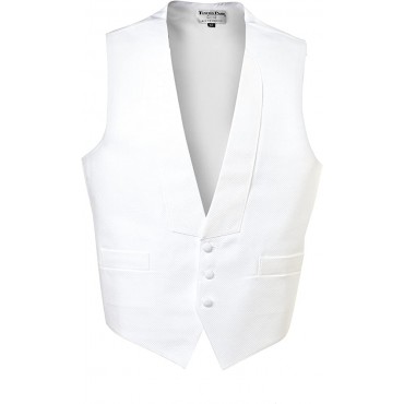 Pique Fullback Vest with Self Tie Bow Tie - BADONVBYK