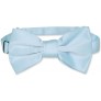 Vesuvio Napoli BOWTIE Solid BABY BLUE Color Men's Bow Tie for Tuxedo or Suit - B6R7FPMU0