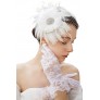 BABEYOND Fascinator Hat Veil Feather Fascinator Hair Clip Tea Party Pillbox Derby Hat Fascinator Bridal Wedding Veil - B7I7BOK6V