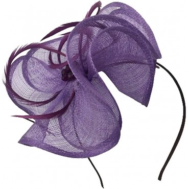 Flower Fascinator Headband Tea Party Wedding Cocktail Derby Hats for Women - B03RXR03S