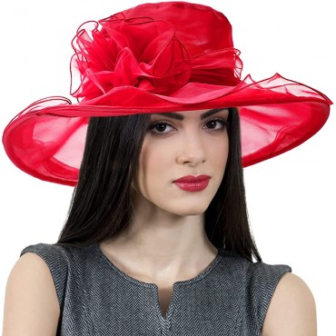 Womens Big Bowknot Straw Hat Floppy Foldable Roll up Beach Cap Sun Hat UPF 50+ - BEDQ33P8Y
