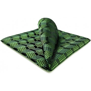 S&W SHLAX&WING Pocket Squares for Men Green Emerald - BDH2MFCJC
