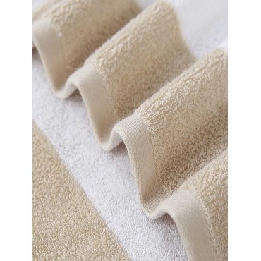 Zsssyz 1pc Striped Pattern Towel Color : Multi Size : One-Size - BIVX4ZHRQ