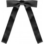 Black Satin Western Tie - BHD1D8AGG