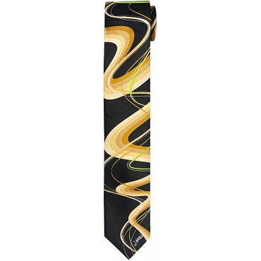 Jerry Garcia Collector's Edition Men's Happy Birthday Artwork Neck Tie Taupe - BQ94C0P9Q
