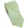 Josh Bach Men's Silk Necktie School of Fish Tie in Light Blue Made in USA - BDM6OHR7B