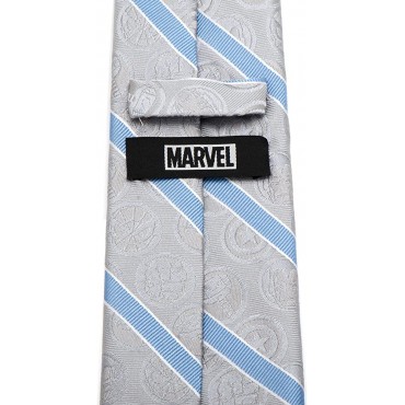 Marvel Comics Grey and Blue Stripe Men's Tie - BY4D24668