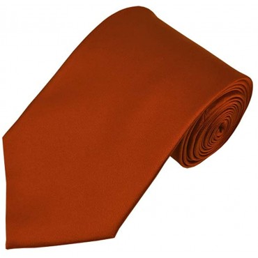 Solid Cinnamon Traditional Men's Necktie - BM7O944RO