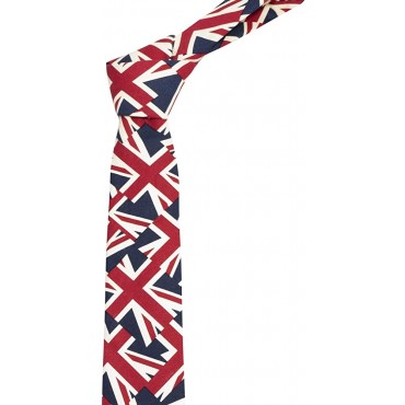 Union Jack Tie Mens NeckTie Great Britain British UK - BAQ9JX7EC