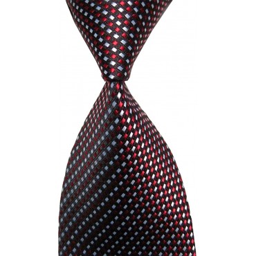 Wehug Lot 6 PCS Men's Ties 100% Silk Tie Woven Necktie Jacquard Neck Ties - B4ASJ2NIU