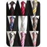 YanLen Lot 9 PCS Classic Men's Tie Necktie Woven JACQUARD Neck Ties - BU84BZ308
