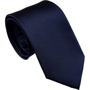 ZENXUS Extra Long Solid Tie for Men Big and Tall 63 or 70 inch XL Plain Ties - BSLM2UDKH