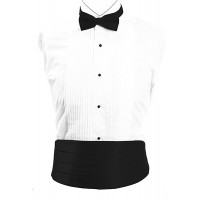 King Formal Wear Classy Black Cummerbund and Bow Tie Set with Box Black Satin One Size - B5W01H4N3
