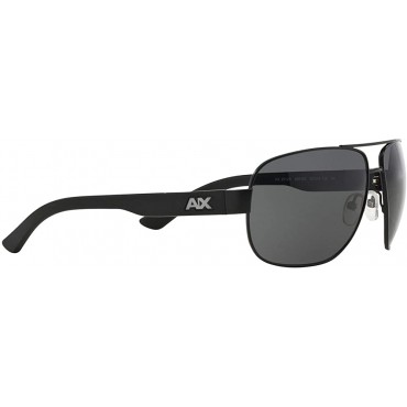 AX Armani Exchange Men's Ax2012s Metal Rectangular Sunglasses - BOC58THL8