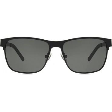 Dockers Men's Colton Sunglasses Polarized Navigator Black 57mm - BOCR5JIUO
