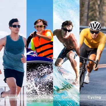 Polarized Sports Sunglasses for Men Women Youth Baseball Cycling Running Driving Fishing Golf Motorcycle TAC Glasses UV400 - BZWB0FNWE