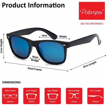 Polarspex Mens Sunglasses Retro Sunglasses for Men & Women Driving Fishing Sunglasses For Men Polarized Cool Shades - BYXT2OD6A