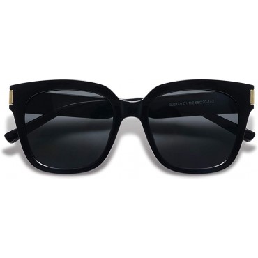 SOJOS Classic Polarized Sunglasses for Women Men Trendy Square Frame SJ2149 - BJ97D3WCS