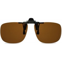 Wangly Polarized Unisex Clip On Flip Up Sunglasses Over Prescription And Reading Glasses Frames Suitable For Driving - B1UI3SPFW