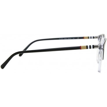 Burberry Men's BE2272 Eyeglasses Top Black On Crystal 53mm - BB0QS3G3E