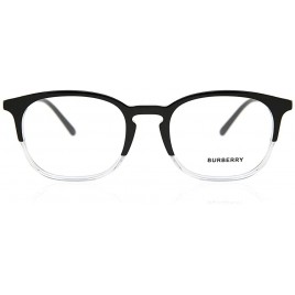 Burberry Men's BE2272 Eyeglasses Top Black On Crystal 53mm - BB0QS3G3E