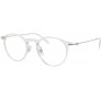 Mont Blanc Established MB0099O 002 Eyeglasses Silver Transparent Optical Frame - BOVPJAZ8O