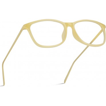 WearMe Pro Rectangular Blue Light Elegant Metal Frame Modern Glasses - BALJVUFEH
