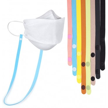 CANDY 8 Pack Face Mask Eyeglass Lanyard Cotton 100% Convenient Washable Mask Holder Handy Suitable for All - BPTIAUXM9