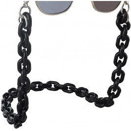 Chains Eyeglass Strap for Women Acrylic Colorful Mask Chains Vintage Elegant Sunglass Straps Glasses Holder Chains Color : Black Size : 1 - BYZZ3Y99X