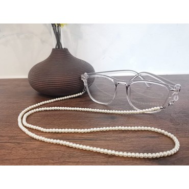 Funditu Eyeglass Chains for Women Glasses Beads Chain String Holder Around Neck Reading Chain Cord - BMA6SAXSP