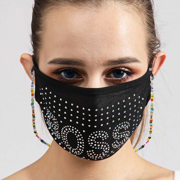 Mask Chain Holder Mask Accessories Glasses Chain Necklace Strap Mask Lanyards for Women Mask Rope 28 Inches - BHZWIBPFH