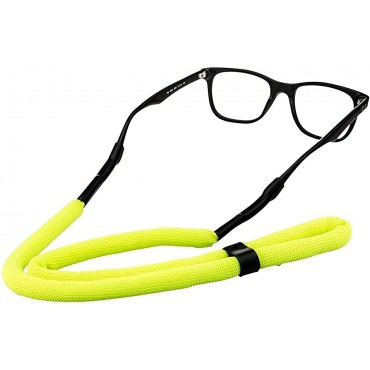 Sports Vision World Floatable glasses strap glasses cord in fluorescent neon colours in a choice of 1 or 2 pack neon yellow 2 pack - BP7AWGGGL